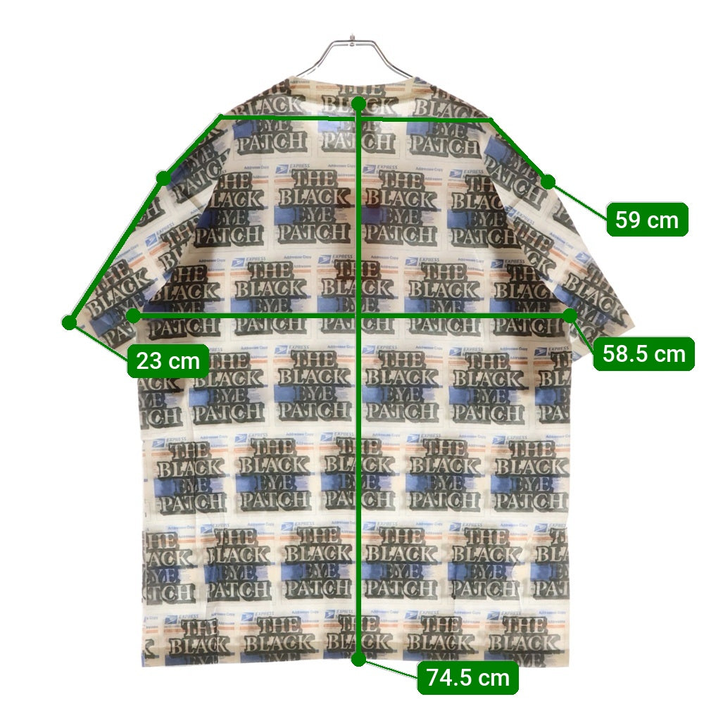THE BLACK EYE PATCH(ブラックアイパッチ) LABEL INKJET TEE インクジェット プリントTシャツ BEPF18TE03 ホワイト
