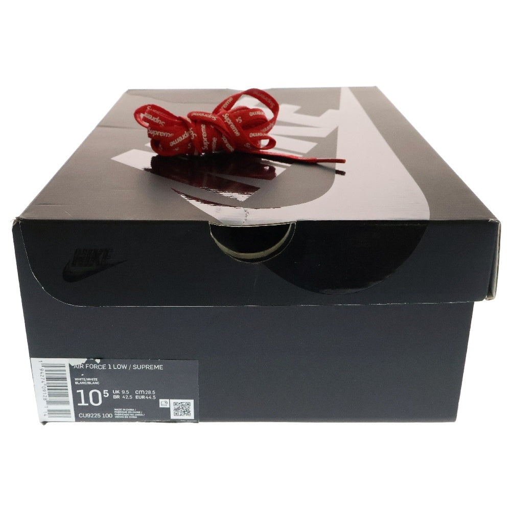 NIKE(ナイキ) ×SUPREME AIR FORCE 1 LOW シュプリーム エアフォース 1 ローカットスニーカー ホワイト US10.5/28.5cm CU9225-100