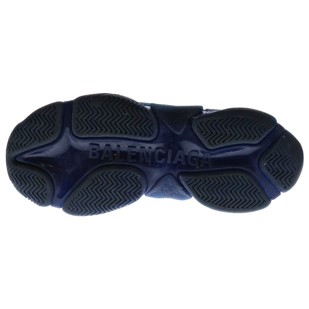 BALENCIAGA(バレンシアガ) TRIPLE S CLEAR SOLE TRAINER トリプルS トレーナー ダッドスニーカー ブルー 541624