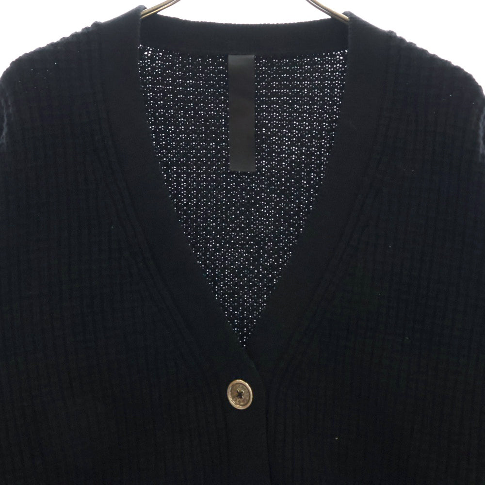 CHROME HEARTS(クロムハーツ) CASHMERE CARDIGAN 袖クロスパッチ カシミア カーディガン ブラック