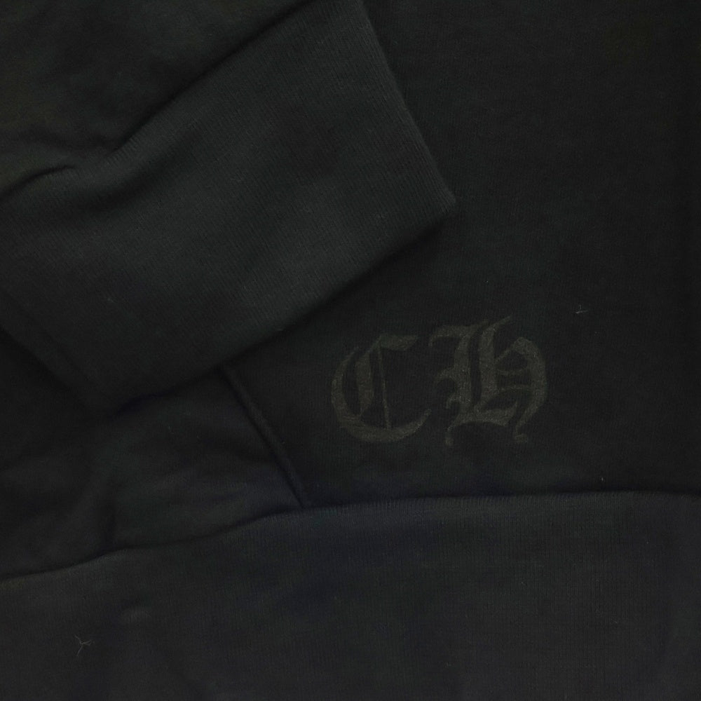 CHROME HEARTS(クロムハーツ) SWTSHRT HD ZIP 大阪限定バックホースシューダガージップパーカー ブラック