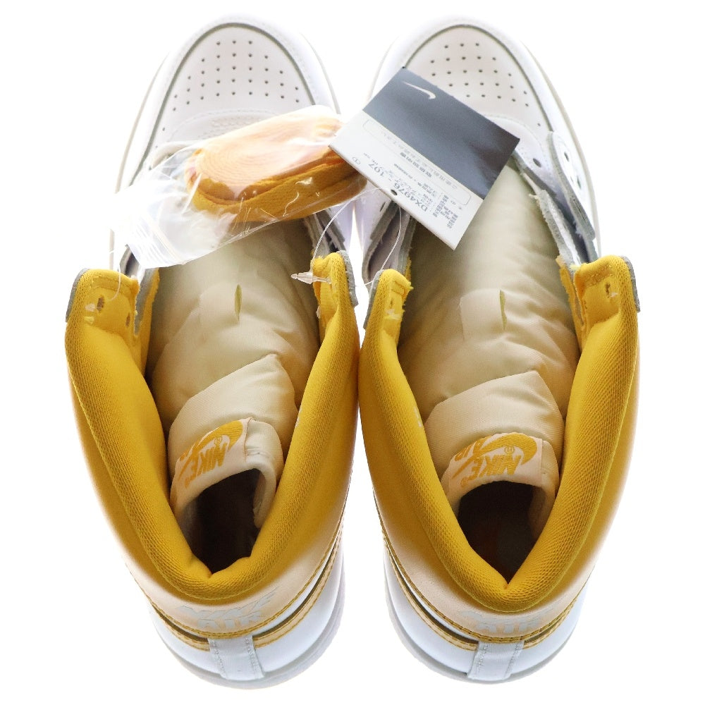 NIKE(ナイキ) AIR SHIP PE SP University Gold DX4976-107 エアシップ ユニバーシティゴールド ハイカットスニーカー イエロー/ホワイト US10/28.0cm