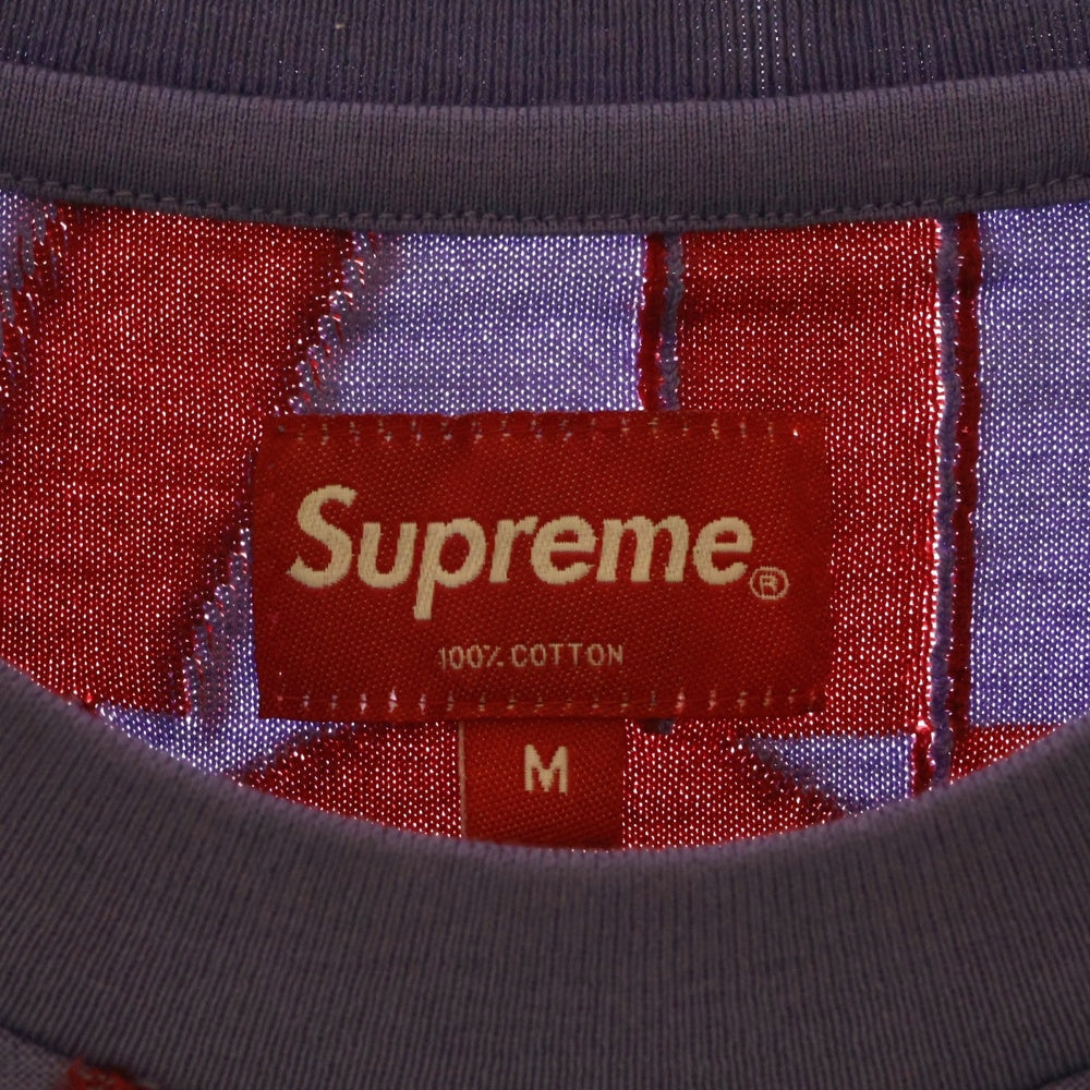 SUPREME(シュプリーム) 20SS Spellout S/S Top スペルアウトショートスリーブトップ 半袖Tシャツ クルーネックカットソー パープル