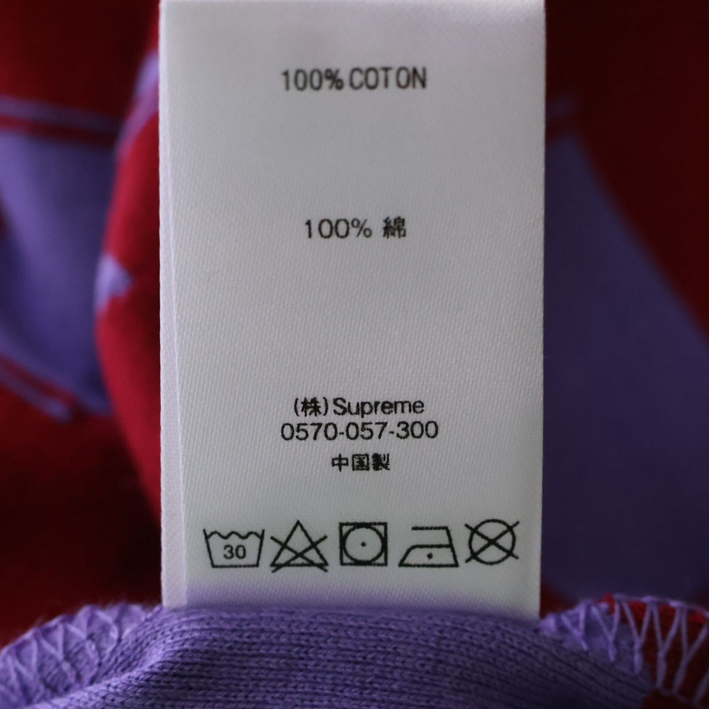 SUPREME(シュプリーム) 20SS Spellout S/S Top スペルアウトショートスリーブトップ 半袖Tシャツ クルーネックカットソー パープル
