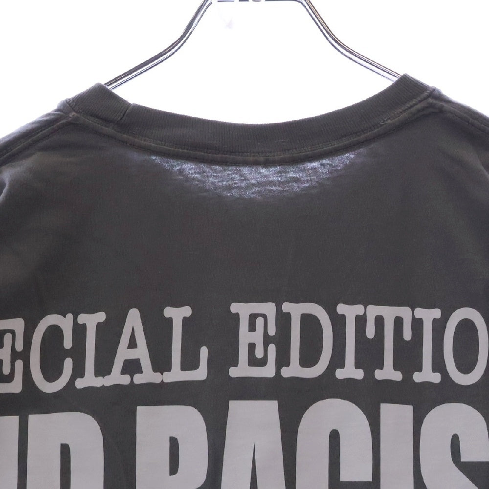 INFINITE ARCHIVES(インフィニティ アーカイブス) END RACISM TEE エンドレイシズム バックプリント半袖Tシャツ クルーネックカットソー グレー