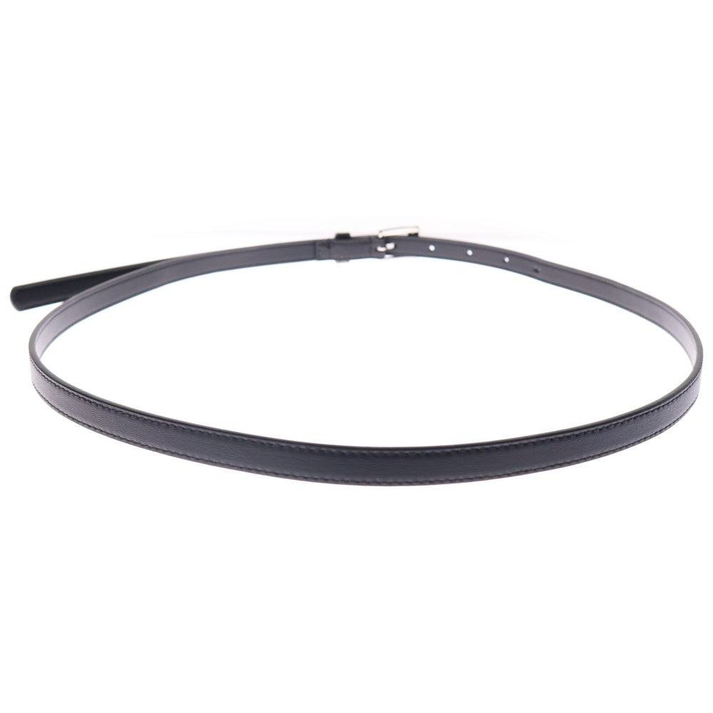 WTAPS(ダブルタップス) T15 / BELT / SYNTHETIC シンセティックレザー ナローベルト ブラック