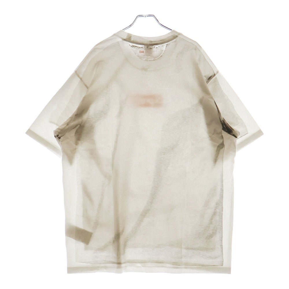 SUPREME(シュプリーム) 24SS ×MM6 Maison Margiela Box Logo Tee エムエムシックスメゾンマルジェラ ボックスロゴプリント半袖Tシャツ カットソー ホワイト