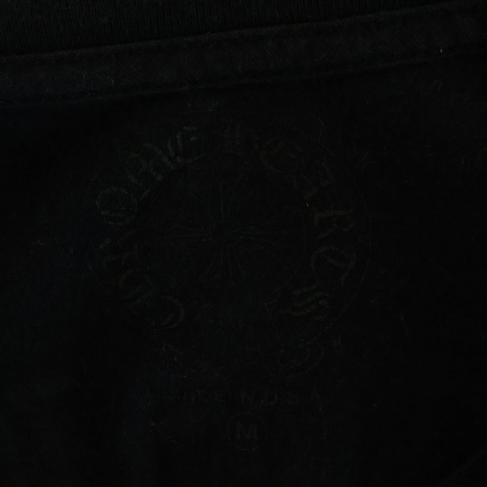 CHROME HEARTS(クロムハーツ) CH T-SHRT スクロールラベルプリント半袖Tシャツ カットソー ブラック