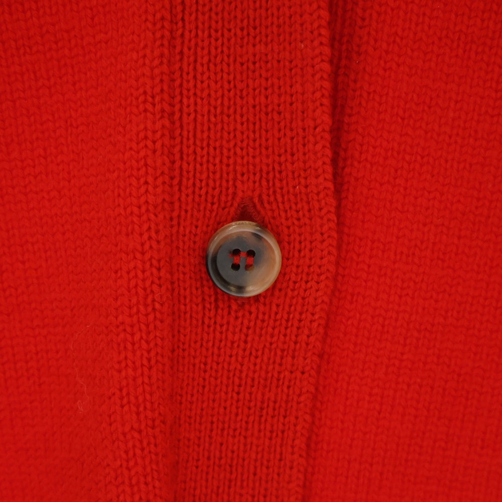 LOEWE(ロエベ) 19SS アナグラム刺繍 ウールニット カーディガン レッド 17168932101 レディース