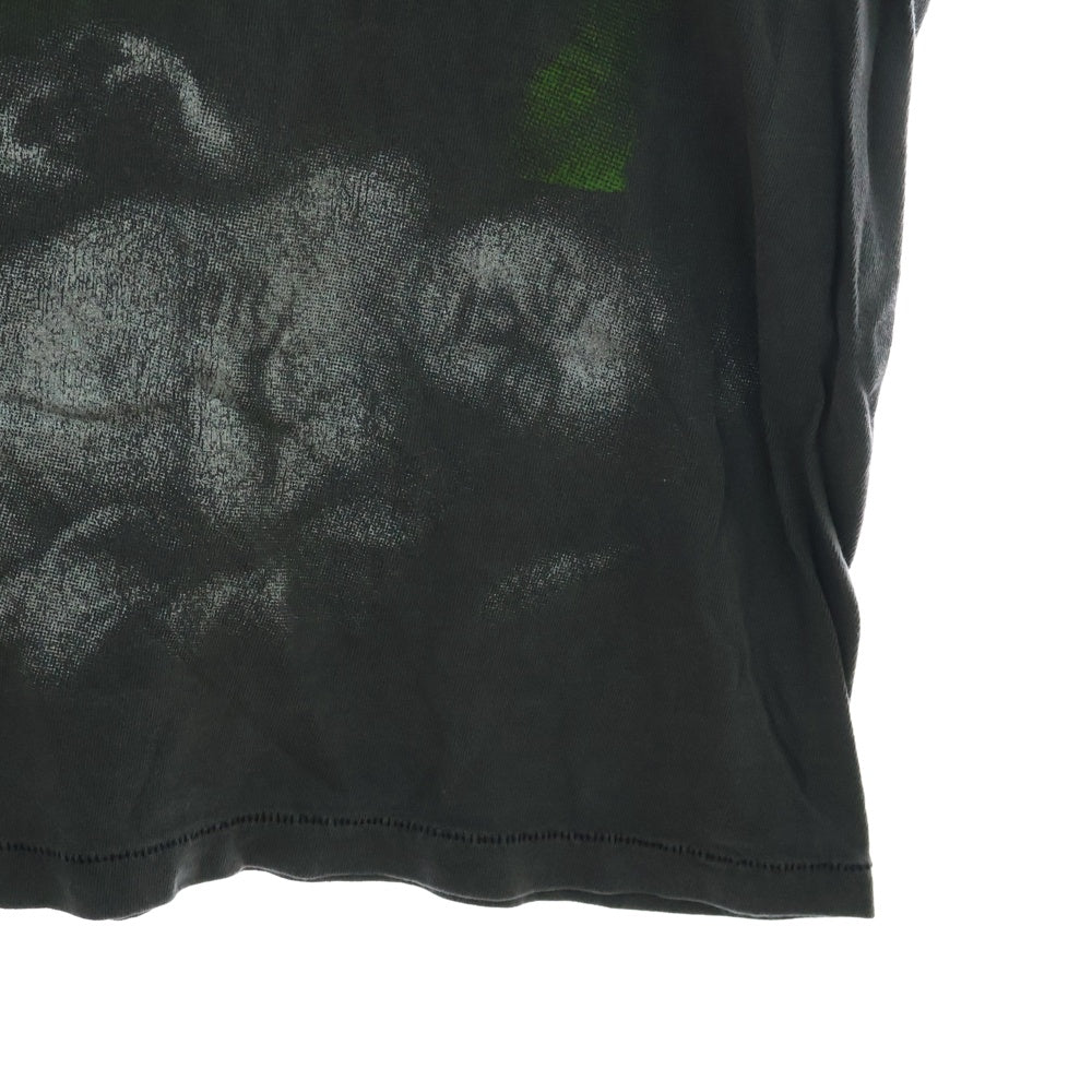 SAINT MICHAEL(セントマイケル) 23SS × BerBerJin BJ SS TEE REVENGE SM-S23-0000-085 ベルベルジン ダメージ加工半袖Tシャツ カットソー グレー