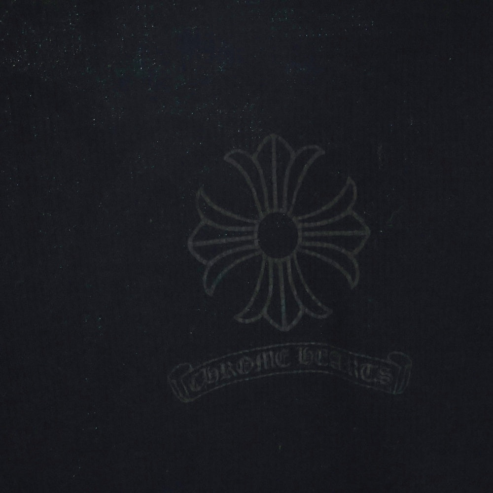 CHROME HEARTS(クロムハーツ) CHプラスプリント サーマル 長袖Tシャツ ロングスリーブカットソー ブラック