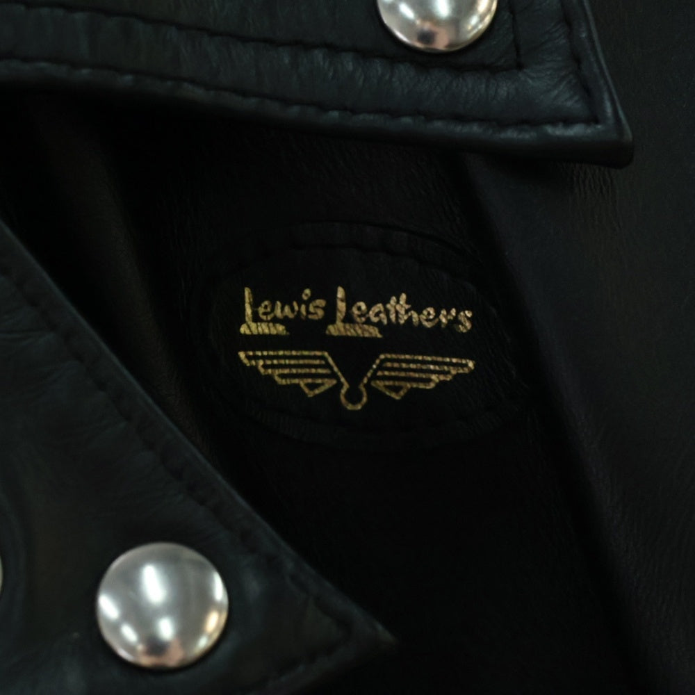 Lewis Leathers(ルイスレザー) 441T CYCLONE TIGHT FIT サイクロン タイトフィット ホースハイド ダブルライダース レザージャケット ブラック