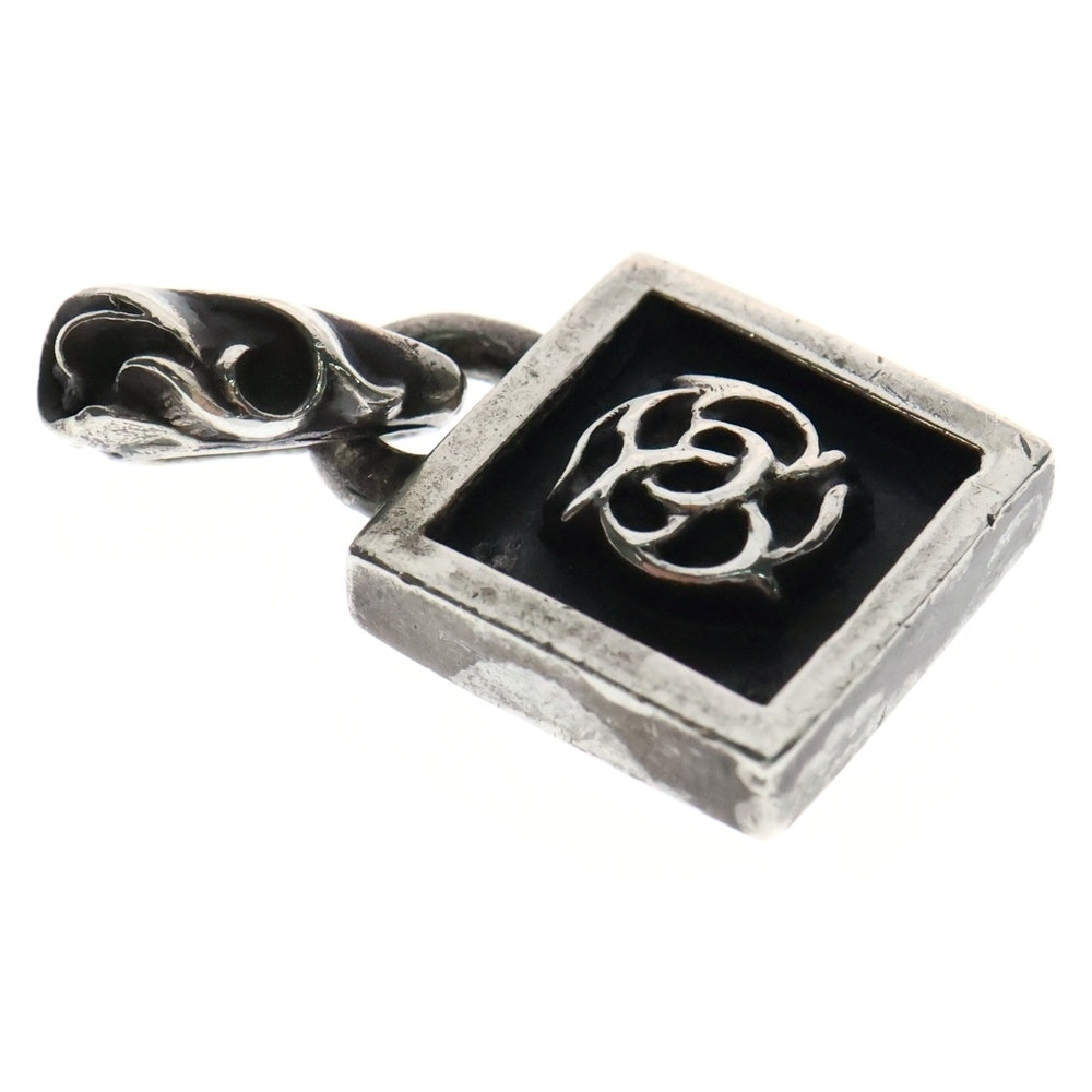 CHROME HEARTS(クロムハーツ) FRAMED FLRL フレームドフローラル チャーム シルバーネックレストップ シルバー