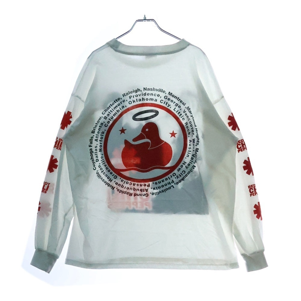 VINTAGE(ヴィンテージ) 90s Red Hot Chili Peppers L/S Tee レッドホットチリペッパーズ 両面プリント クルーネック 長袖Tシャツ ホワイト