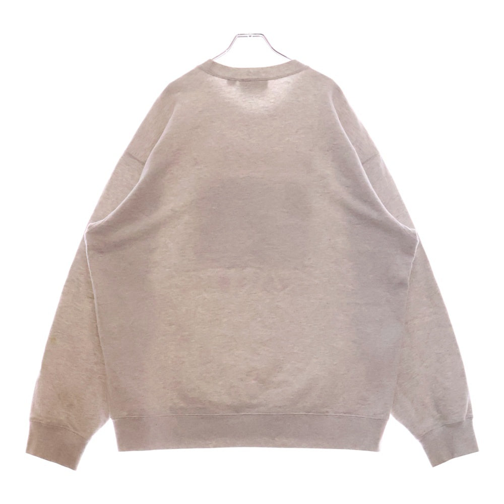 SUPREME(シュプリーム) 21SS ×HYSTERIC GLAMOUR ヒステリックグラマー フロントプリント クルーネック 長袖スウェット トレーナー グレー