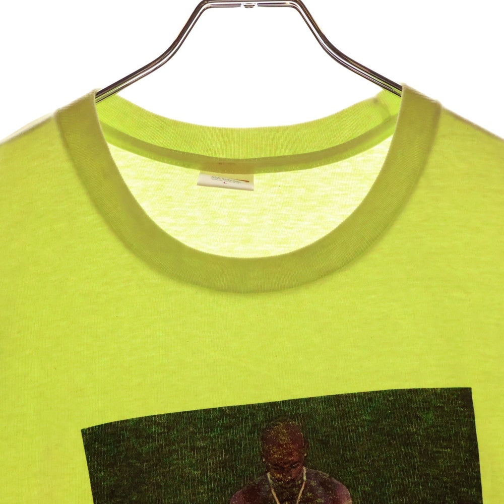 SUPREME(シュプリーム) 20SS 2PAC Hologram Tee フロントプリント クルーネック 半袖Tシャツ イエロー