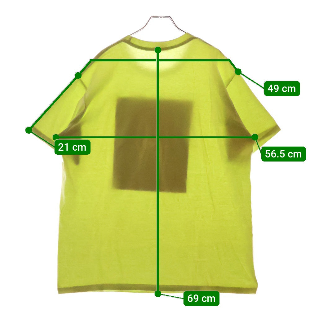 SUPREME(シュプリーム) 20SS 2PAC Hologram Tee フロントプリント クルーネック 半袖Tシャツ イエロー