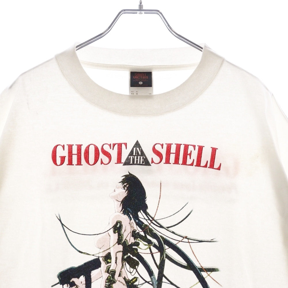 SAINT MICHAEL(セントマイケル) 24AW GITS GS_SS TEE 攻殻機動隊 ゴーストイン ザシェルプリント半袖Tシャツ ホワイト SM-YS1-0000-C32