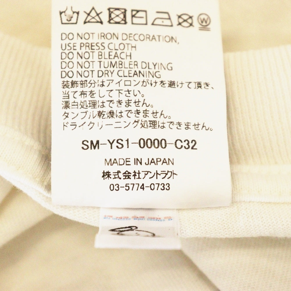SAINT MICHAEL(セントマイケル) 24AW GITS GS_SS TEE 攻殻機動隊 ゴーストイン ザシェルプリント半袖Tシャツ ホワイト SM-YS1-0000-C32