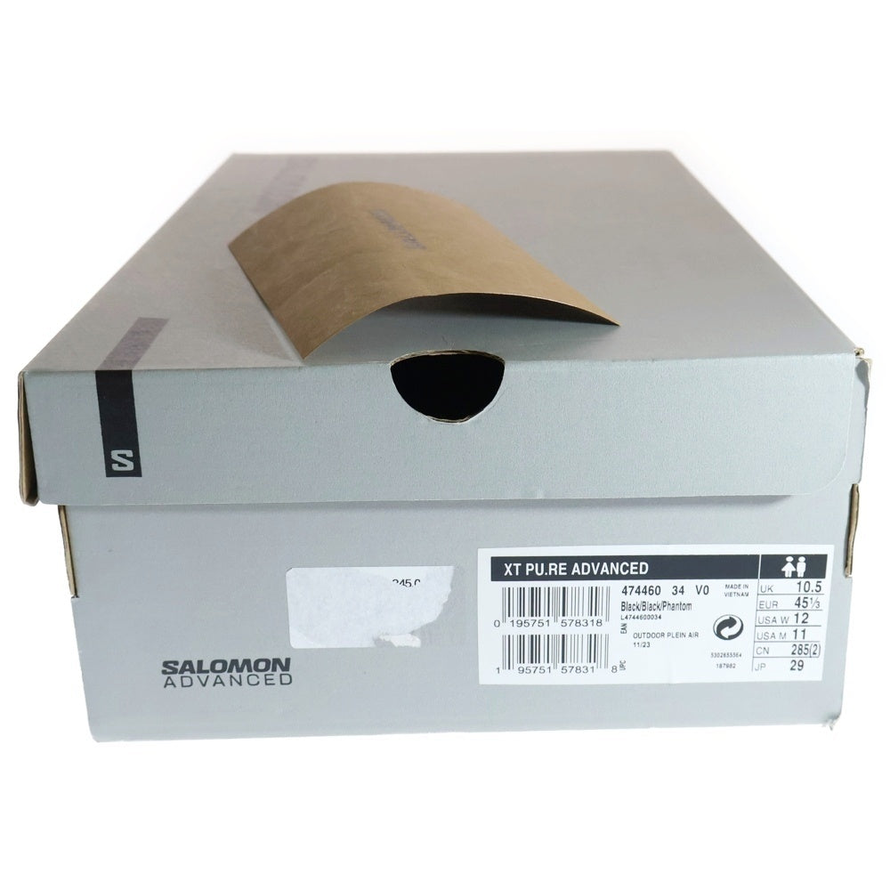 SALOMON(サロモン) XT PU. RE ADVANCED 474460 ローカットスニーカー ブラック US11/29cm