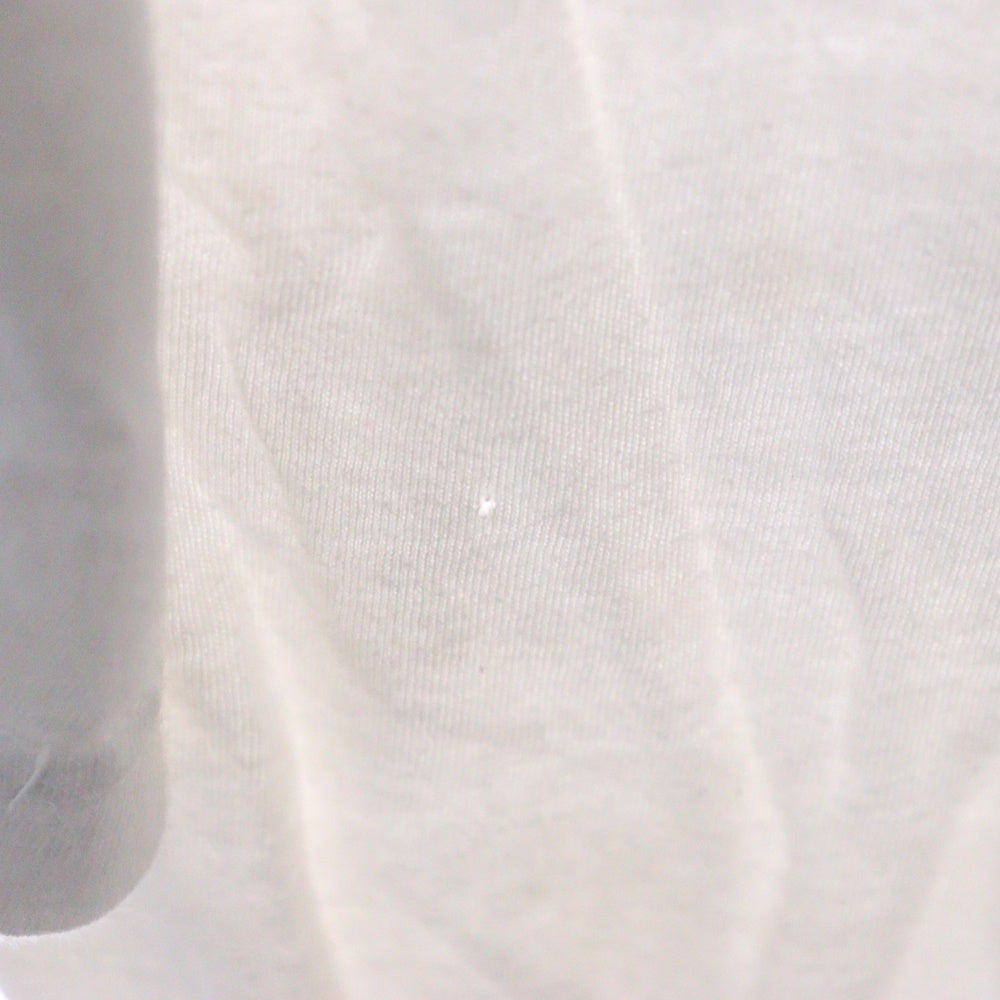 CHROME HEARTS(クロムハーツ) Back Horseshoe L/S バックホースシュー 袖フローラルプリント ロングスリーブカットソー 長袖Tシャツ ホワイト