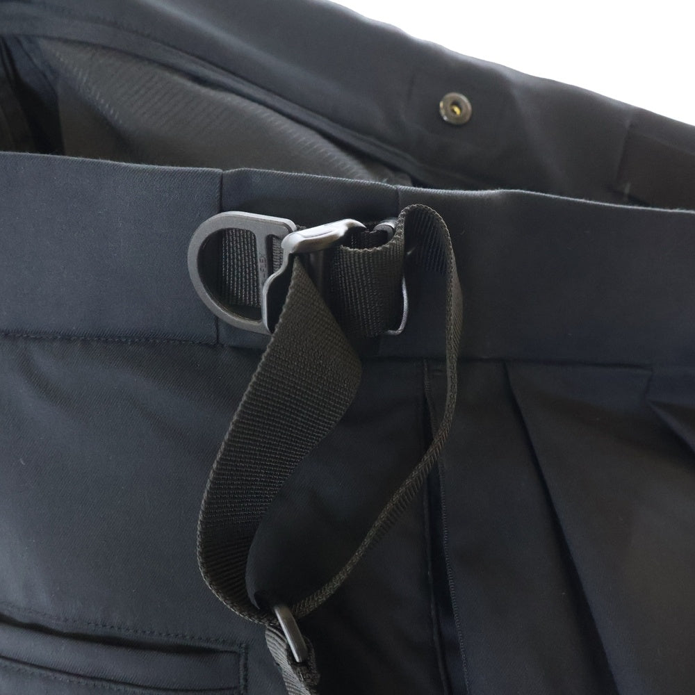 ACRONYM(アクロニウム) 23SS Micro Twill Pleated Trouser マイクロツイルプレーテッドトラウザー ブラック P48-CH
