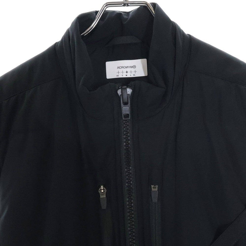 ACRONYM(アクロニウム) V91-WS GORE-TEX INFINIUM WINDSTOPPER 中綿入りジップベスト ブラック