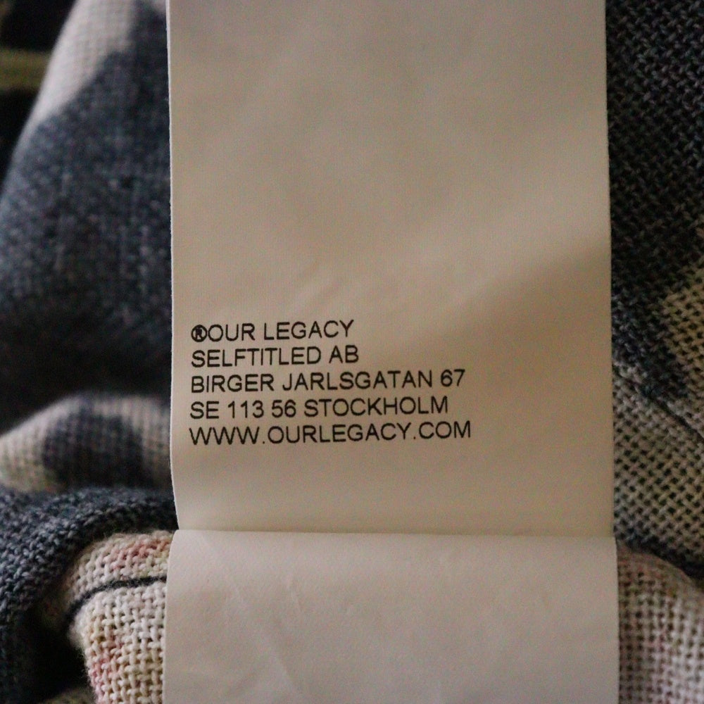OUR LEGACY(アワーレガシー) ELDER SHIRT SHORTSLEEVE 花総柄 半袖シャツ マルチカラー M2242EFB