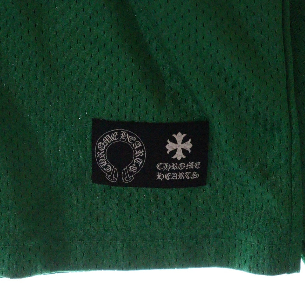 CHROME HEARTS(クロムハーツ) MESH WARM UP JERSEY CHプリントメッシュ長袖Tシャツカットソー グリーン