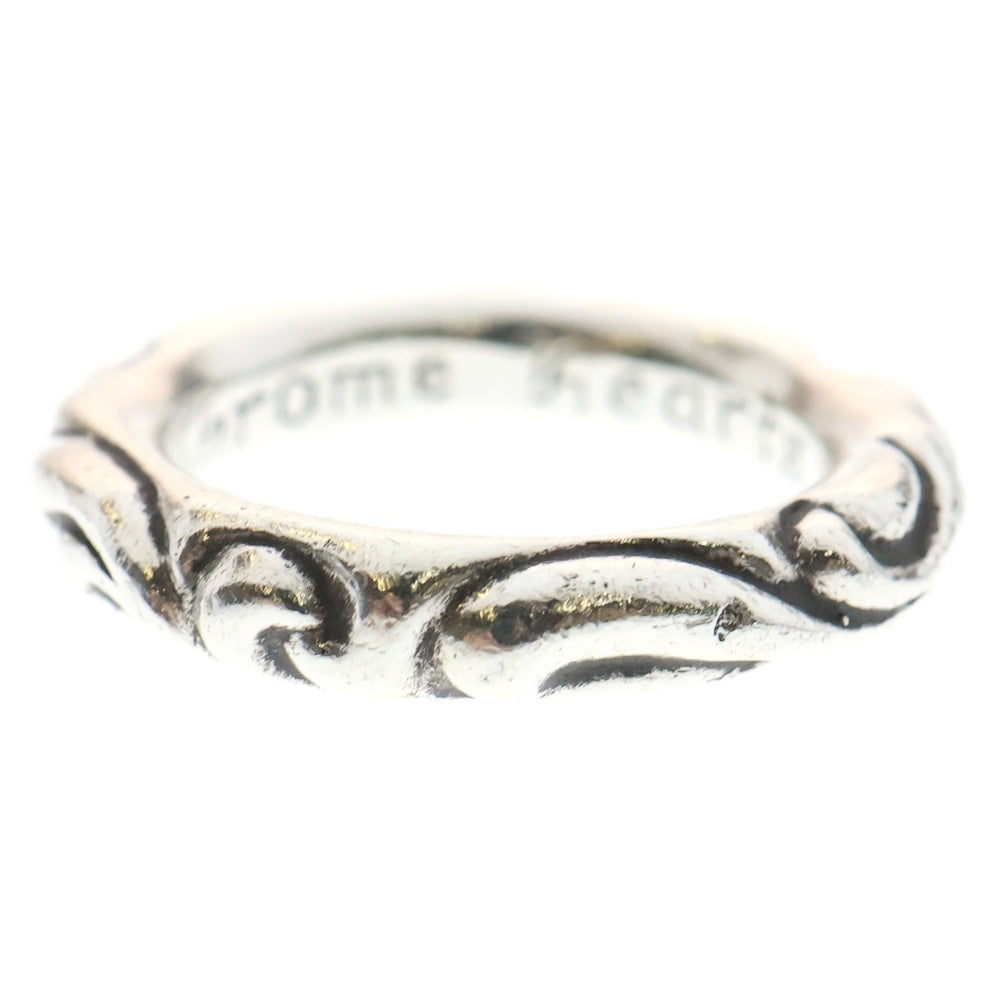 CHROME HEARTS(クロムハーツ) SCRL BAND スクロールバンド リング シルバー BCA351