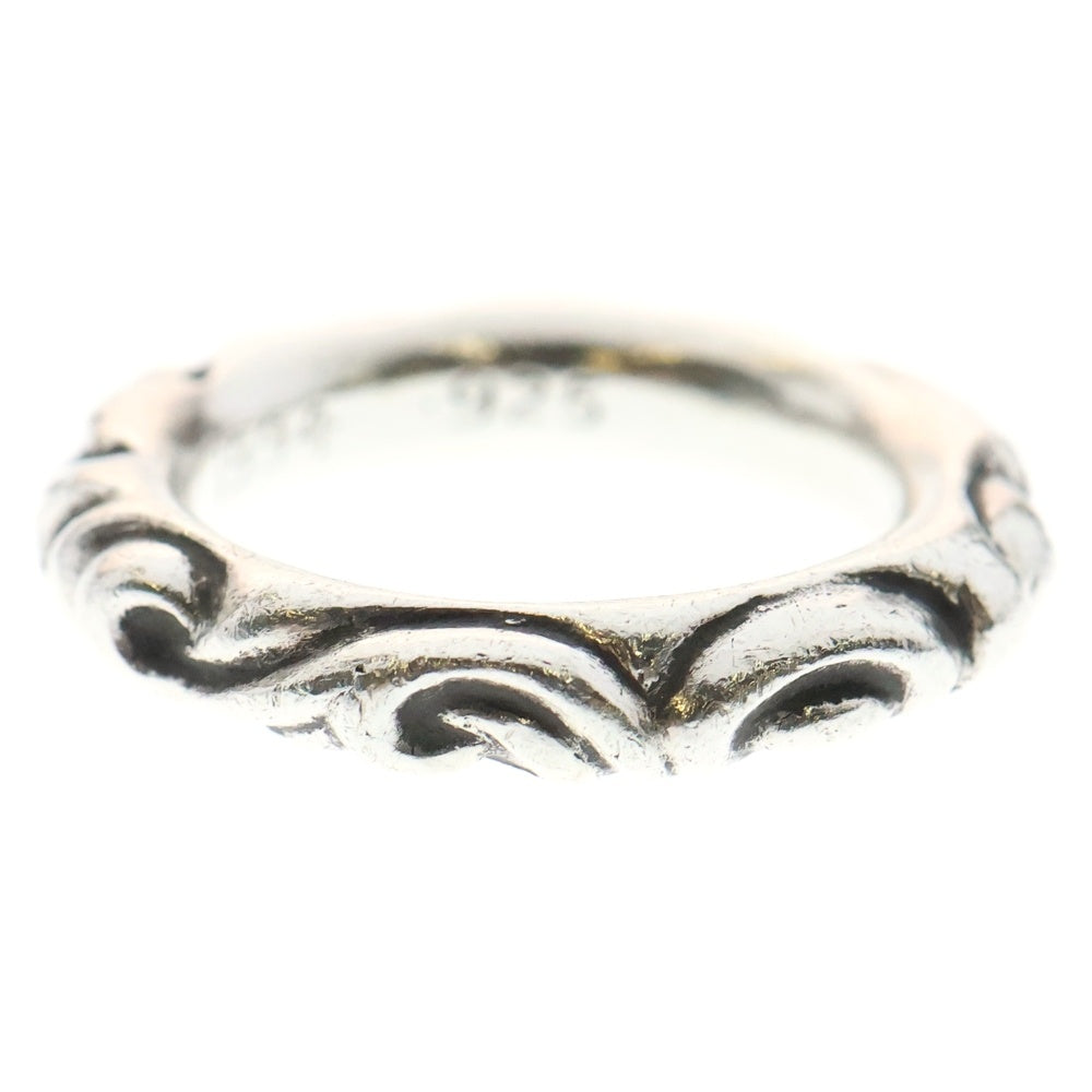 CHROME HEARTS(クロムハーツ) SCRL BAND スクロールバンド リング シルバー BCA351