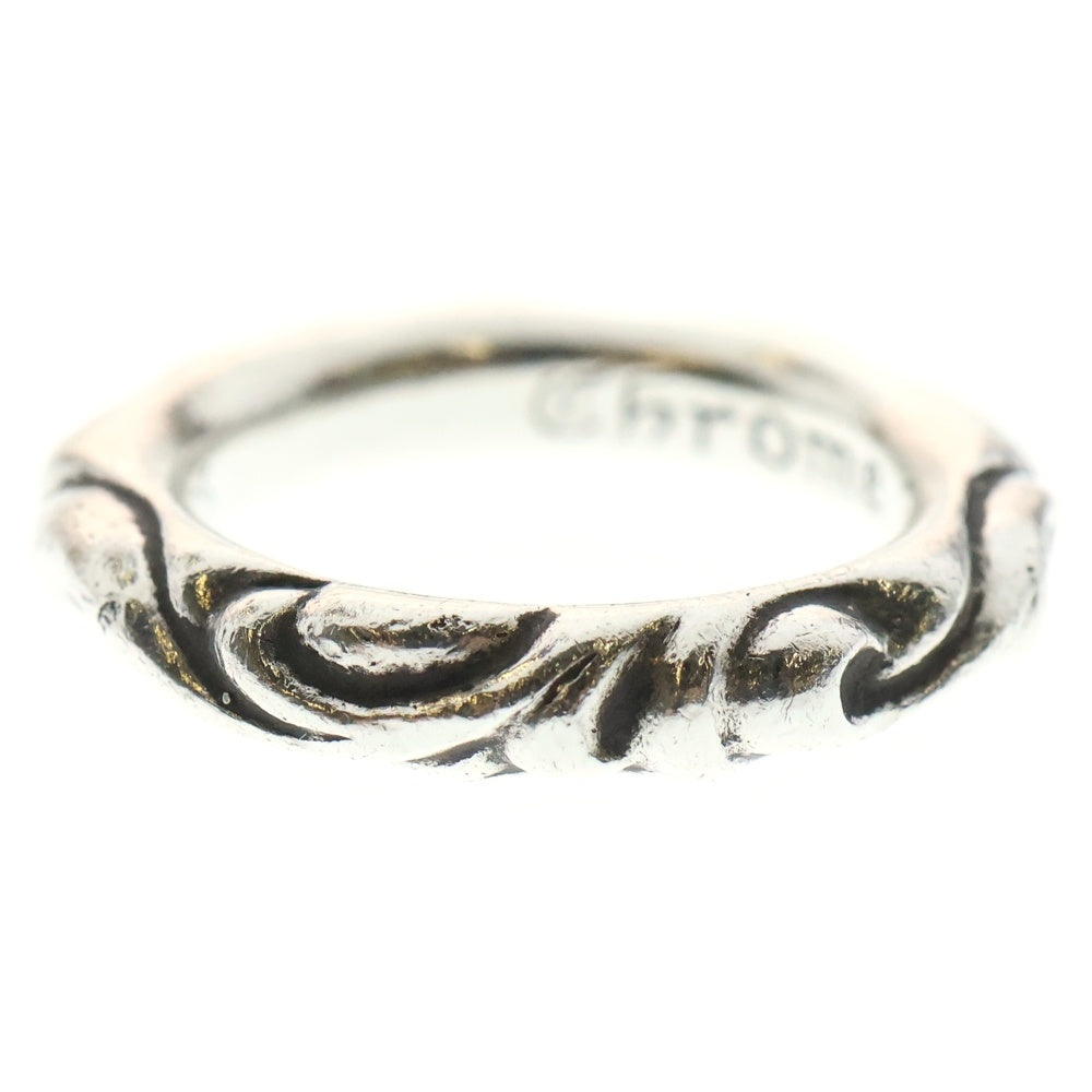CHROME HEARTS(クロムハーツ) SCRL BAND スクロールバンド リング シルバー BCA351