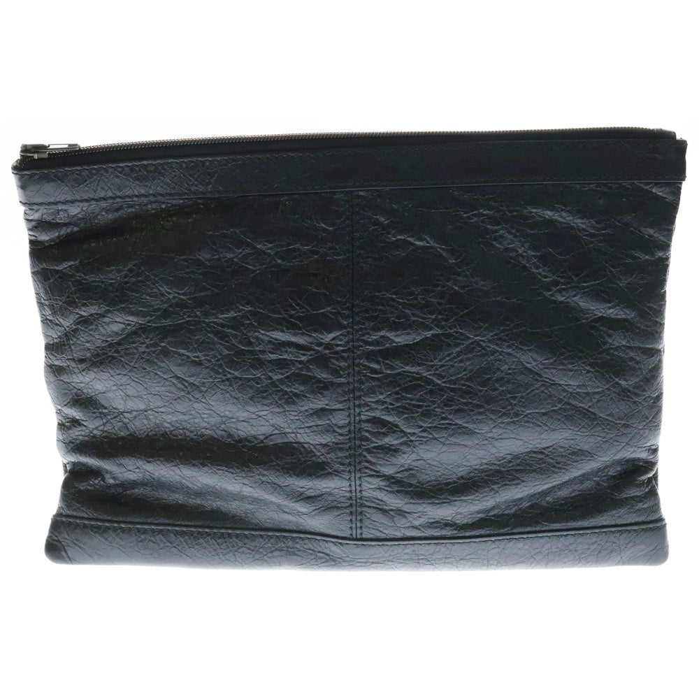 BALENCIAGA(バレンシアガ) レザークラッチバッグ ブラック 519613
