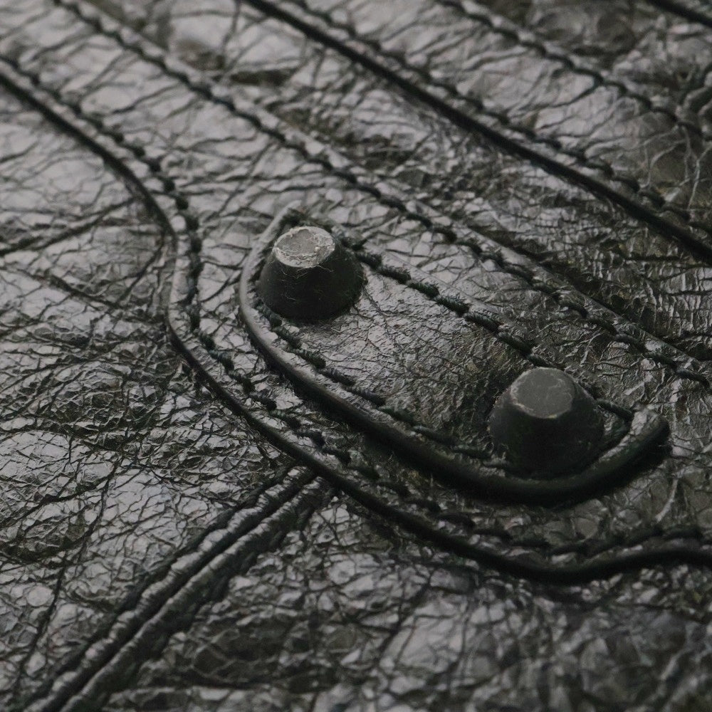 BALENCIAGA(バレンシアガ) レザークラッチバッグ ブラック 519613