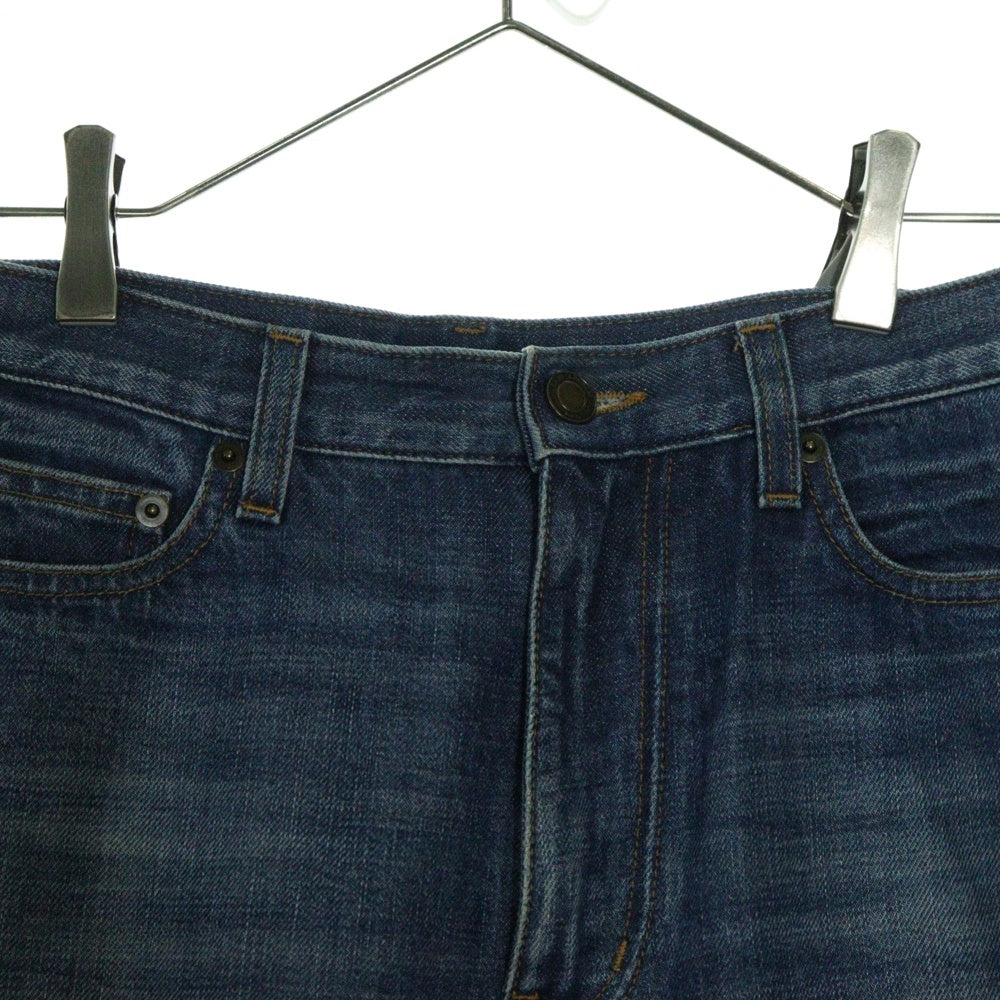 SAINT LAURENT PARIS(サンローランパリ) ダメージ加工 レディース ハイウエスト デニムパンツ インディゴ 644332 Y10GA レディース