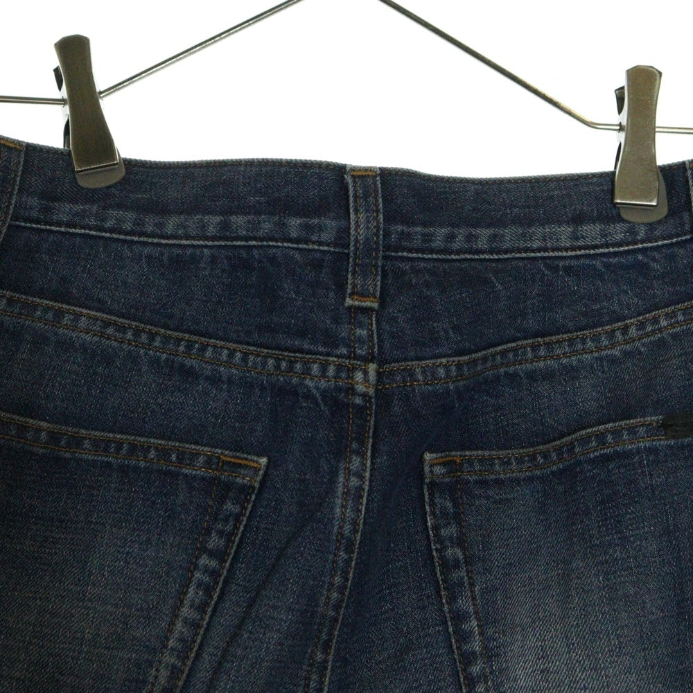 SAINT LAURENT PARIS(サンローランパリ) ダメージ加工 レディース ハイウエスト デニムパンツ インディゴ 644332 Y10GA レディース