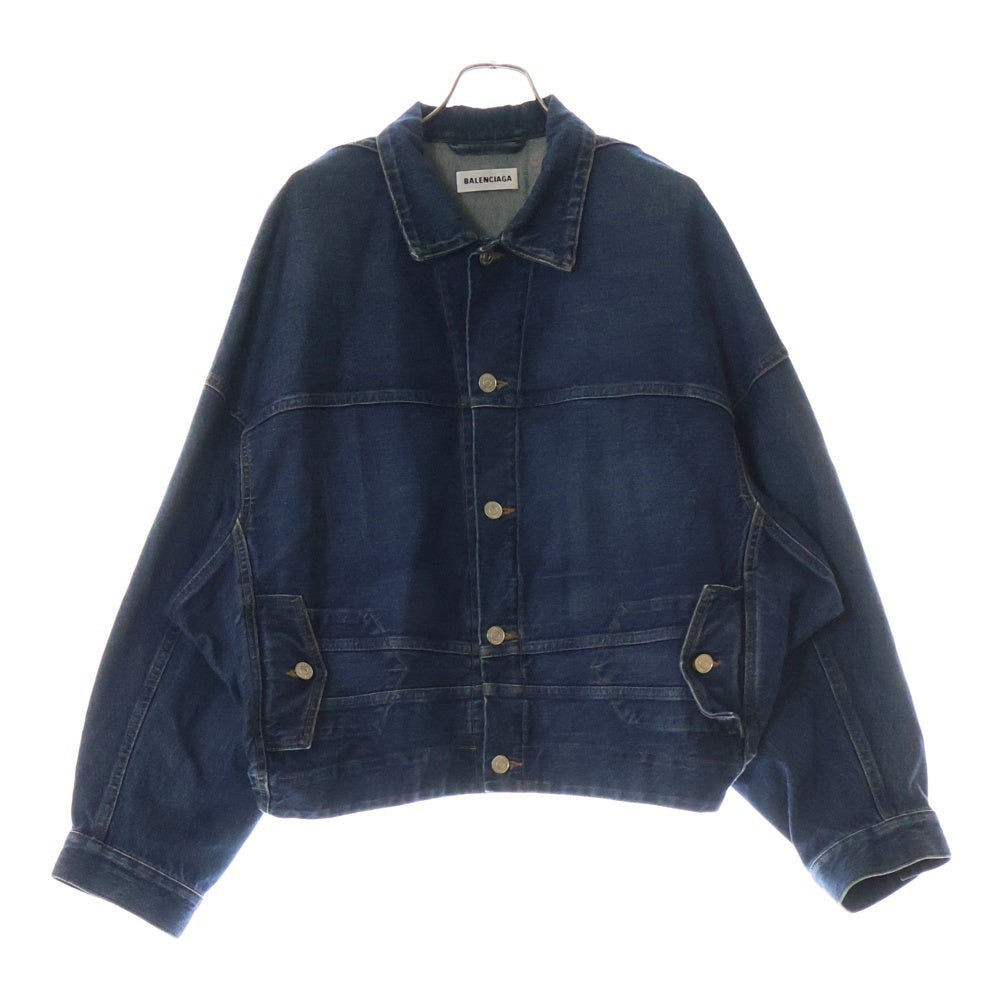 BALENCIAGA(バレンシアガ) アップサイドダウン デニムジャケット 34 625989 TDW14