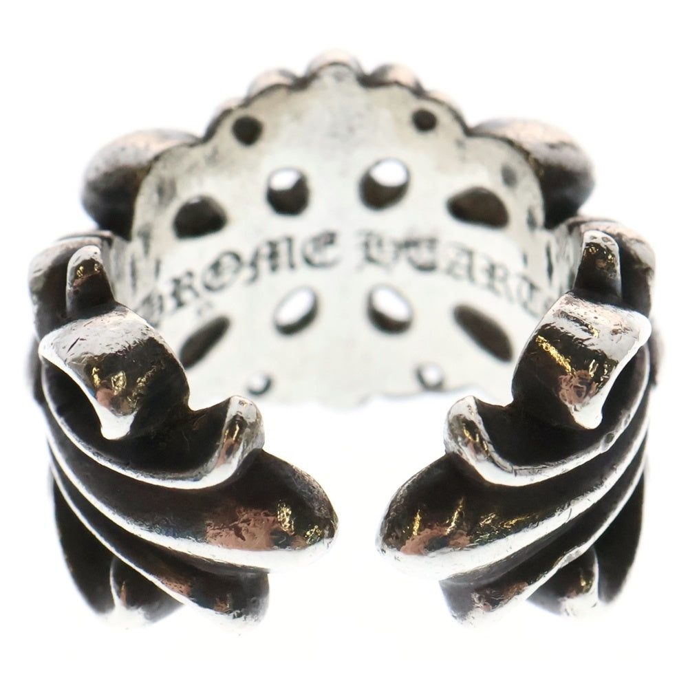 CHROME HEARTS(クロムハーツ) DBL FLRL CRS ダブルフローラルクロス リング シルバー BCA390