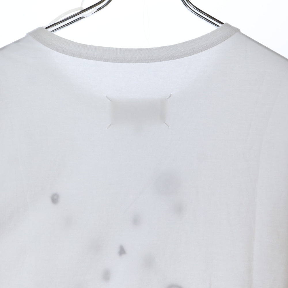 Maison Margiela(メゾンマルジェラ) 23SS カレンダーグラフィック刺繍 半袖Tシャツ クルーネックカットソー ホワイト S50GC0684 S22816