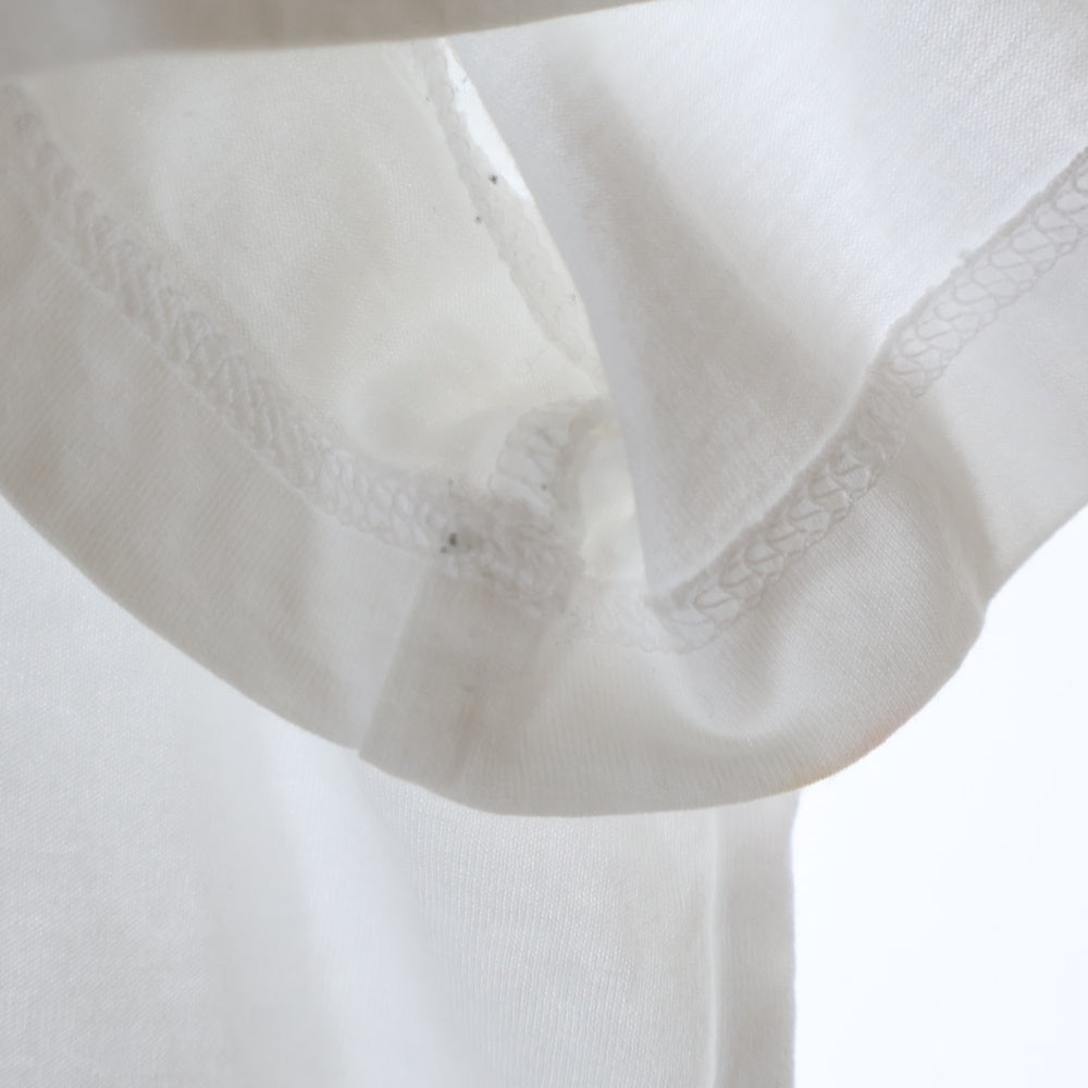 Maison Margiela(メゾンマルジェラ) 23SS カレンダーグラフィック刺繍 半袖Tシャツ クルーネックカットソー ホワイト S50GC0684 S22816
