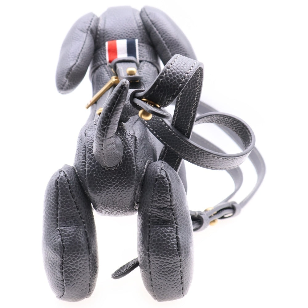 THOM BROWNE(トムブラウン) Hector Bag ヘクターバッグ チャーム付き ドッグ 犬 ショルダーバッグ グレー