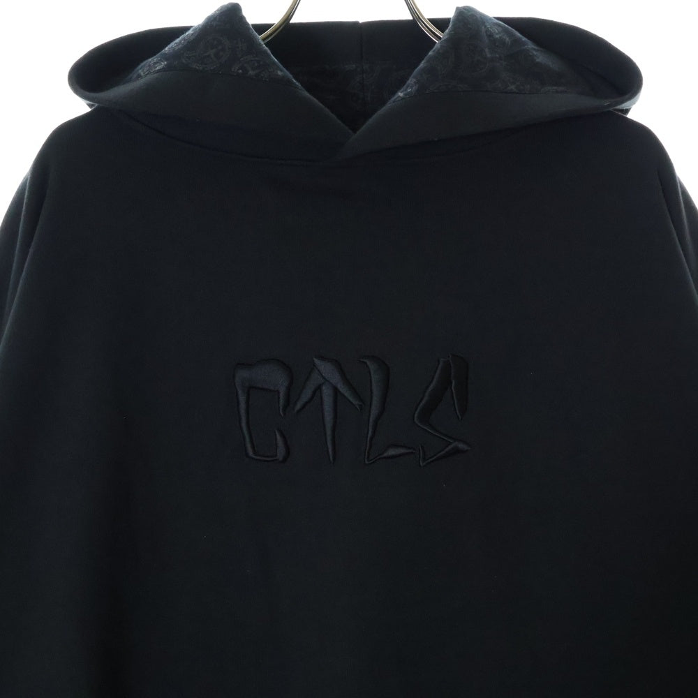 cvtvlist(カタリスト) フロントCTLS刺繍 プルオーバーパーカー ブラック 230112RF01