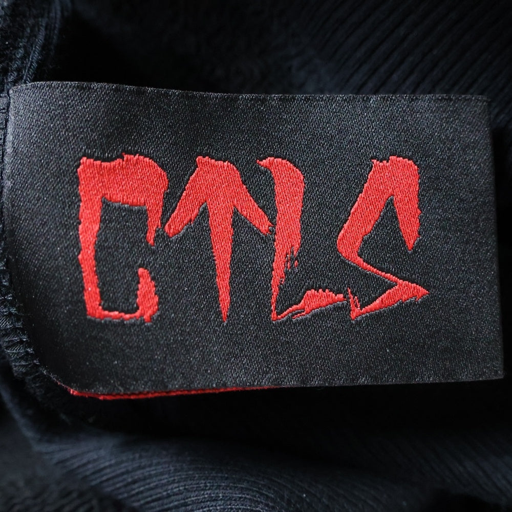 cvtvlist(カタリスト) フロントCTLS刺繍 プルオーバーパーカー ブラック 230112RF01