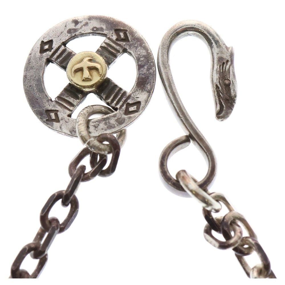 goro's(ゴローズ) メタル付きホイール太角チェーン ネックレスチェーン シルバー/ゴールド