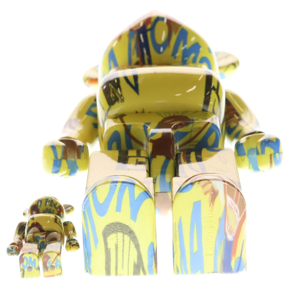 MEDICOM TOY(メディコムトイ) BE@RBRICK Andy Warhol × JEAN-MICHEL BASQUIAT ベアブリック アンディ ウォーホル ジャン ミシェル バスキア フィギュア 100%&400%