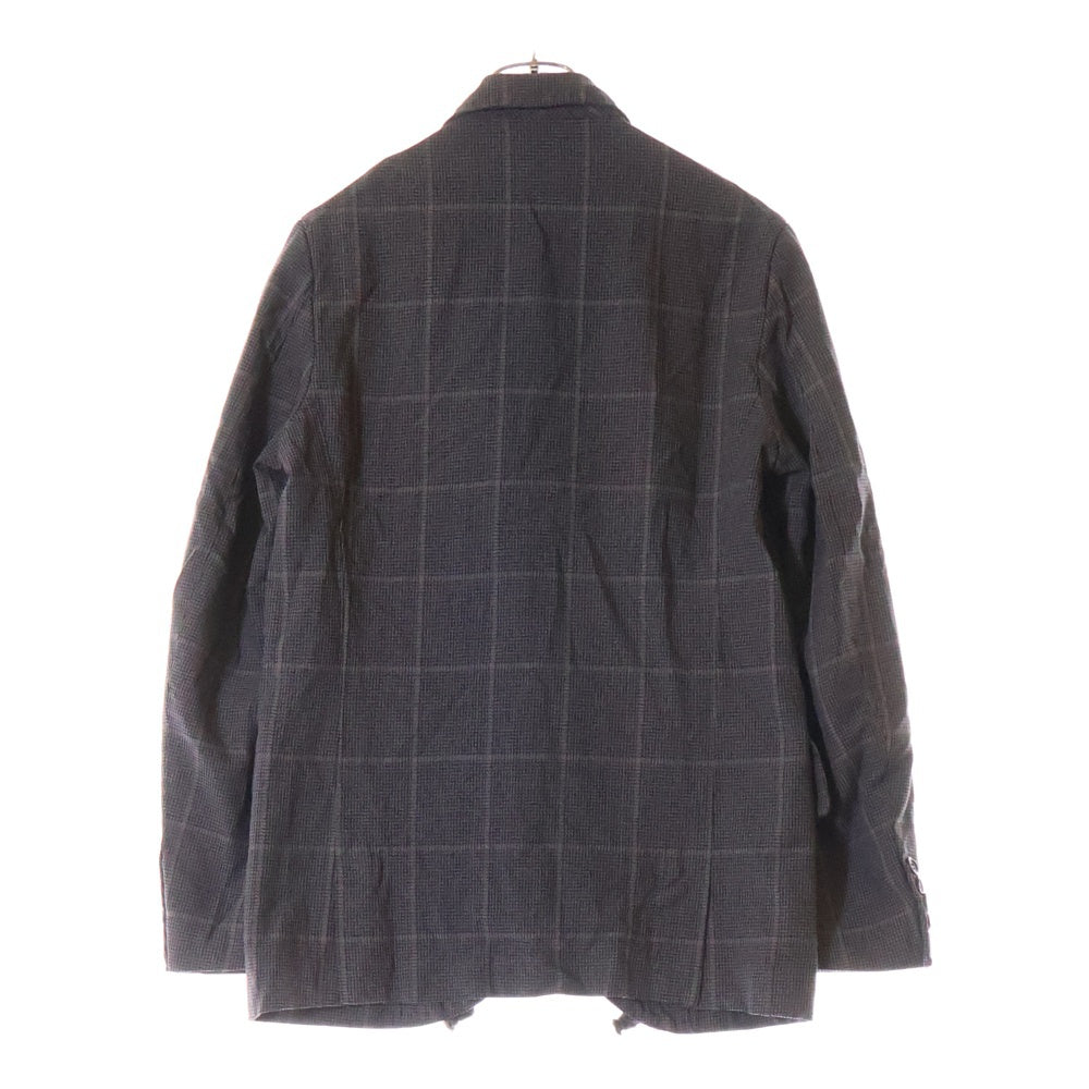 COMME des GARCONS(コムデギャルソン) 22SS ウール 縮絨 チェックジャケット DI-J031