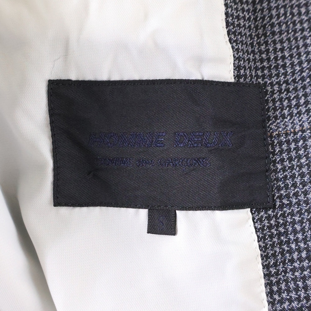 COMME des GARCONS(コムデギャルソン) 22SS ウール 縮絨 チェックジャケット DI-J031