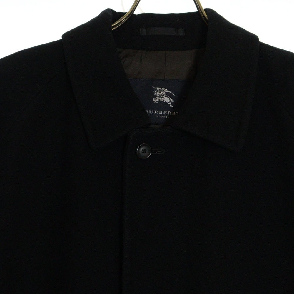 BURBERRY LONDON(バーバリーロンドン) カシミア ステンカラーコート ブラック BBC50-405-09