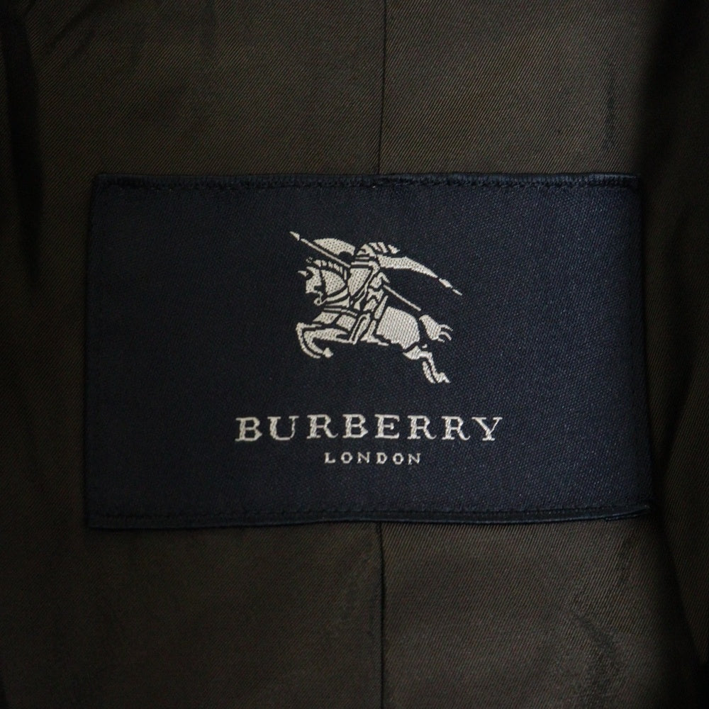 BURBERRY LONDON(バーバリーロンドン) カシミア ステンカラーコート ブラック BBC50-405-09