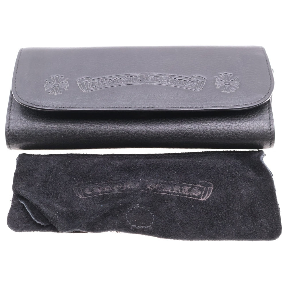 CHROME HEARTS(クロムハーツ) DIXON YU-A ディクソン セメタリークロス CHプラス スクエアシェイプ メガネ 眼鏡 アイウェア ブラック